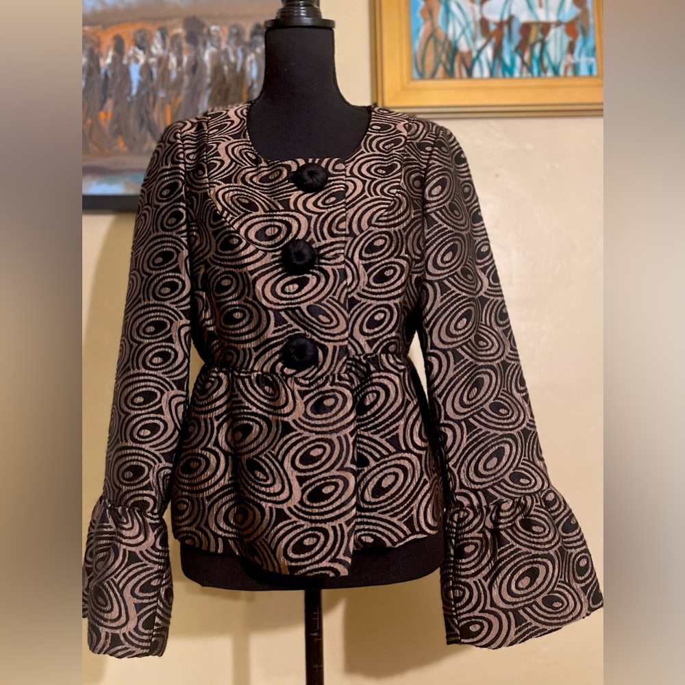 ECI Vintage Peplum Blazer Size 6